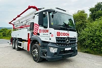 Welcoming our new Schwing Stetter 36m concrete pump to the fleet